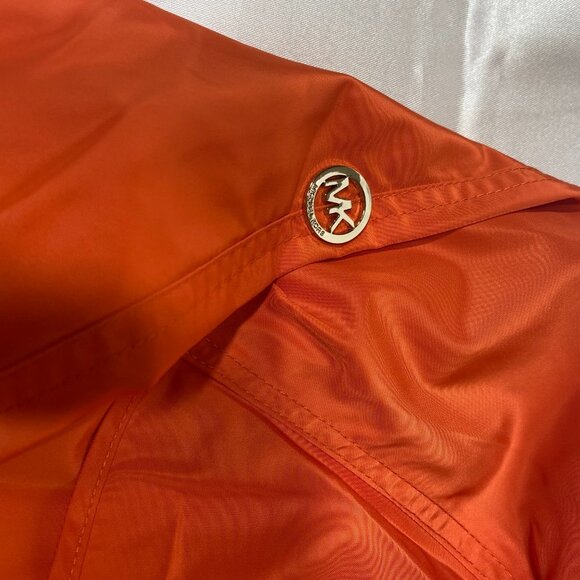 Michael Kors Hooded Anorak Jacket Waist Zip Front Pockets Lined Coat,Size XL,NEW - Picture 15 of 16